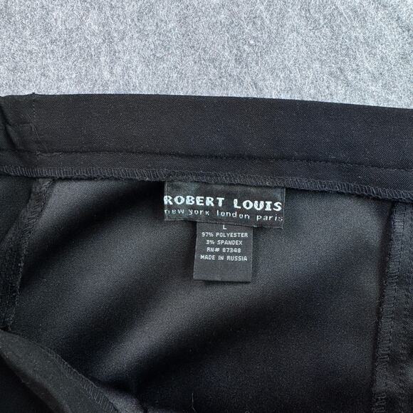 Robert Louis Women's L Black Suede Maxi Boho Lagenlook Skirt - Picture 5 of 6